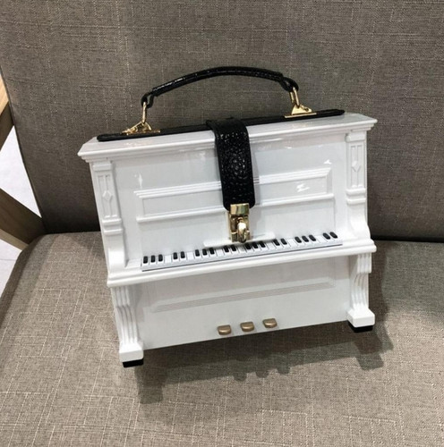 کیف پیانو رنگ سفید خوش دست با کیفیت و شیک